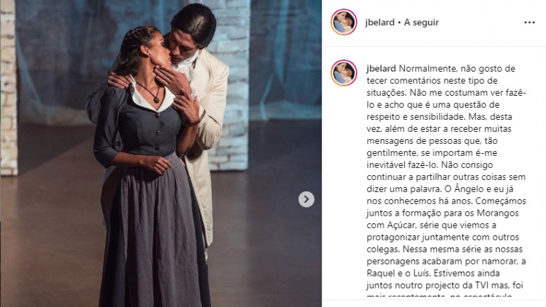 Julia Belard e Ângelo já contracenaram em vários momentos 
