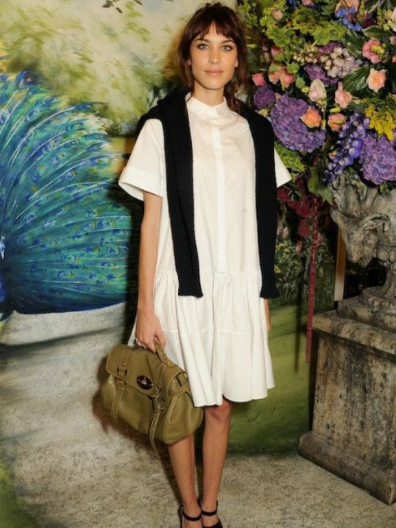 Alexa Chung e a sua Mulberry Alexa 