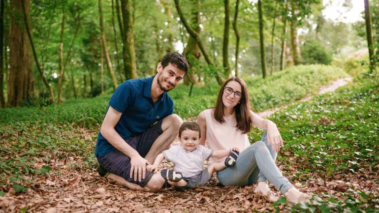 Tânia e o marido não descartam a hipótese de ter um segundo filho