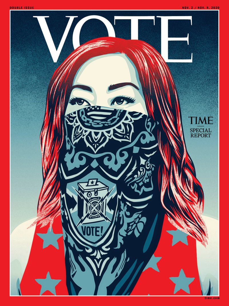 “Vote”. O apelo que levou a “Time” a mudar o logótipo pela primeira vez em 100 anos