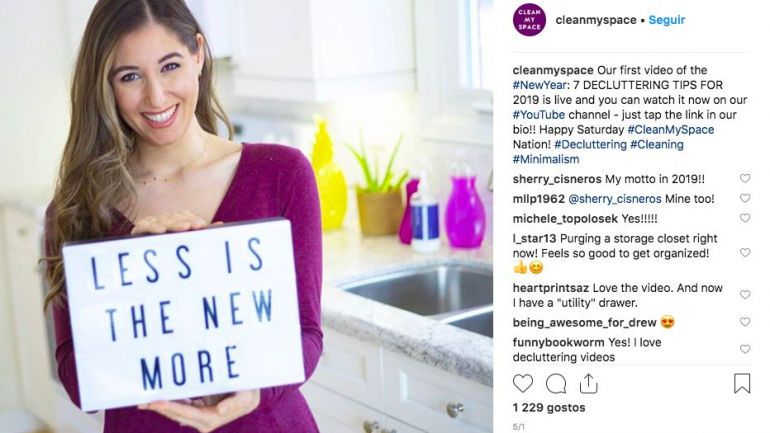 Cleanfluencers. O paraíso das limpezas em 7 contas de Instagram