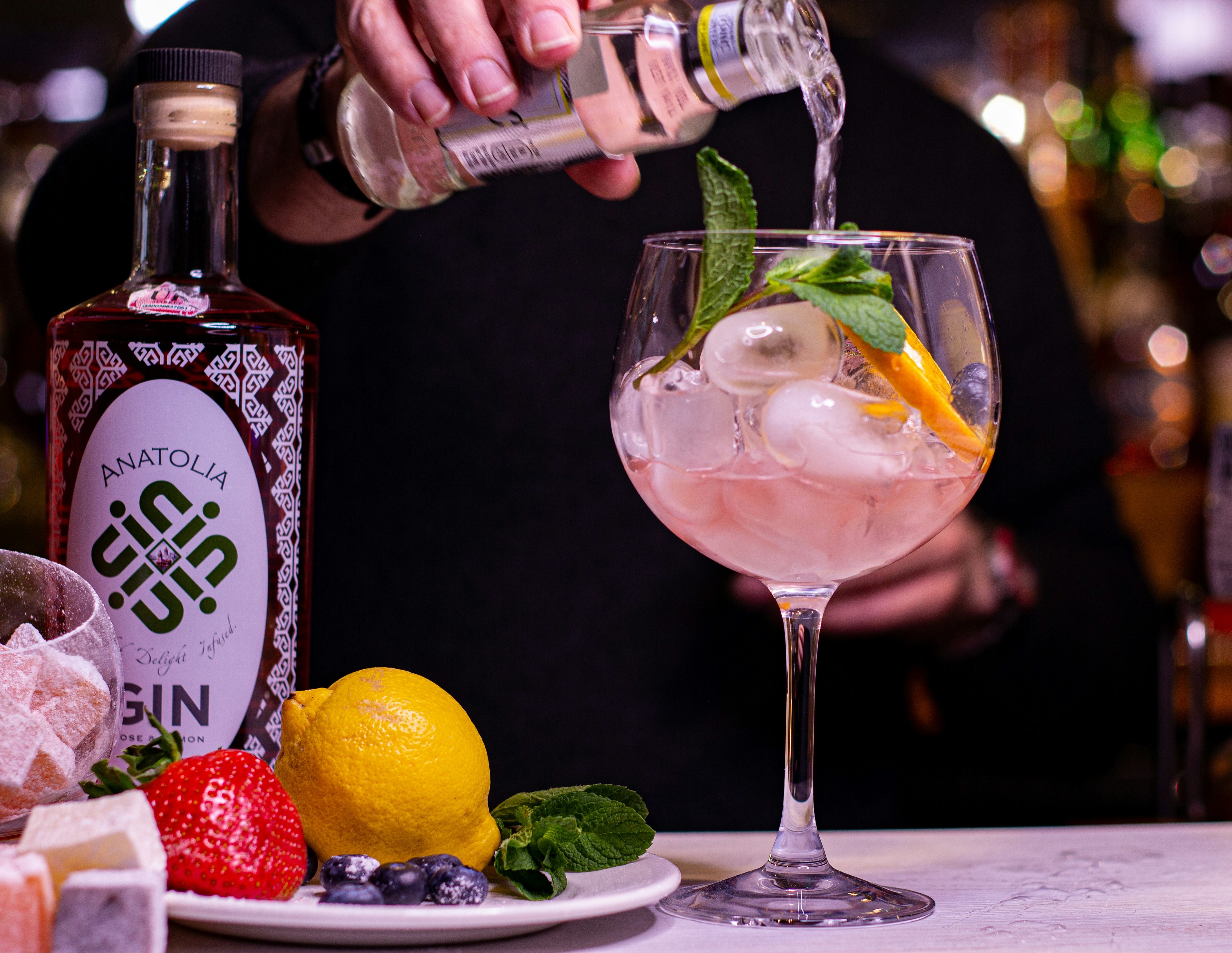 Degustação de gin