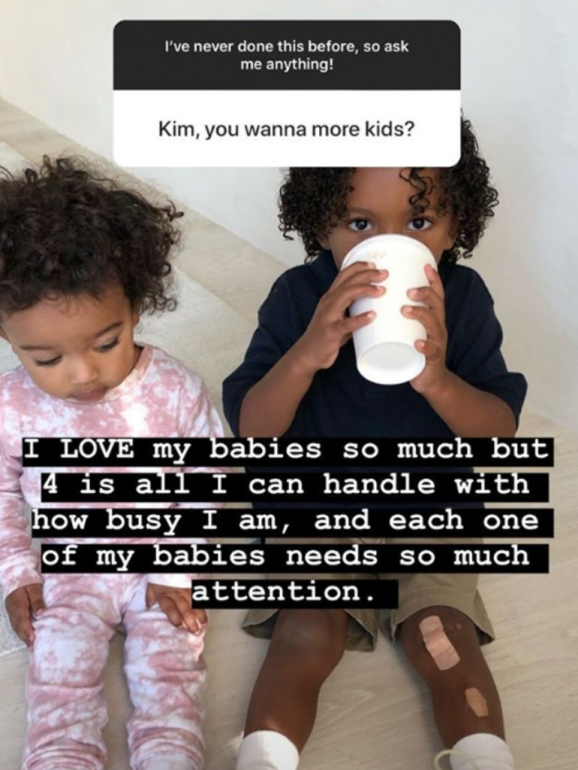 Esta foi a primeira vez que Kim Kardashian West usou esta ferramenta nos stories
