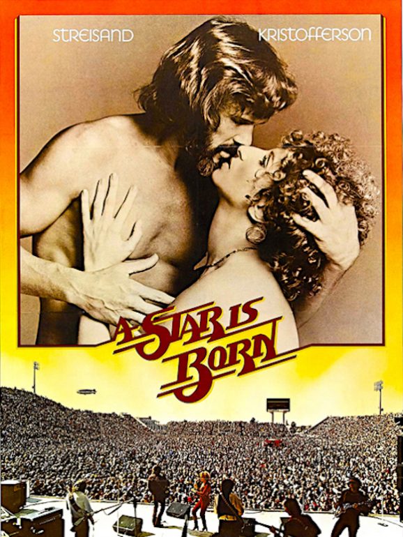 Poster de 'Assim Nasce uma Estrela' (1976) de Frank Pierson com Barbra Streisand e Kris Kristofferson