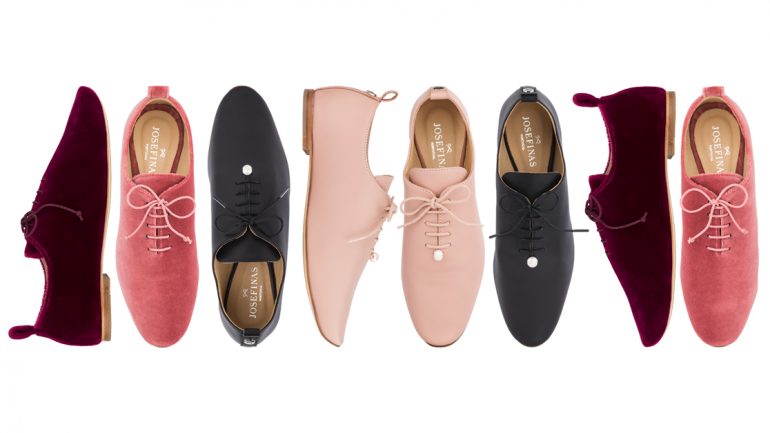 Os quatro modelos Dancing Shoes