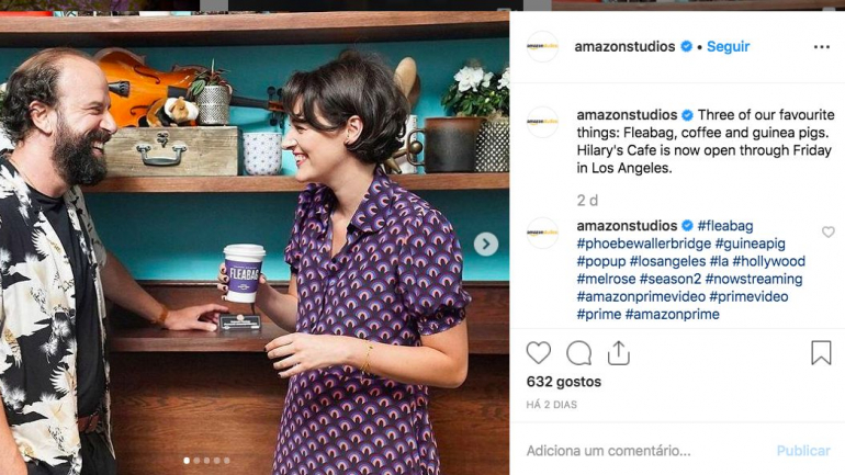 'Fleabag'. Abriu o Hillary's Café, o café dos porquinhos-da-índia da série