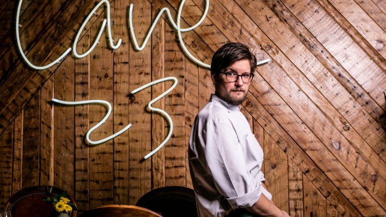 Bernardo Agrela, de 28 anos, é o chef do Cave 23