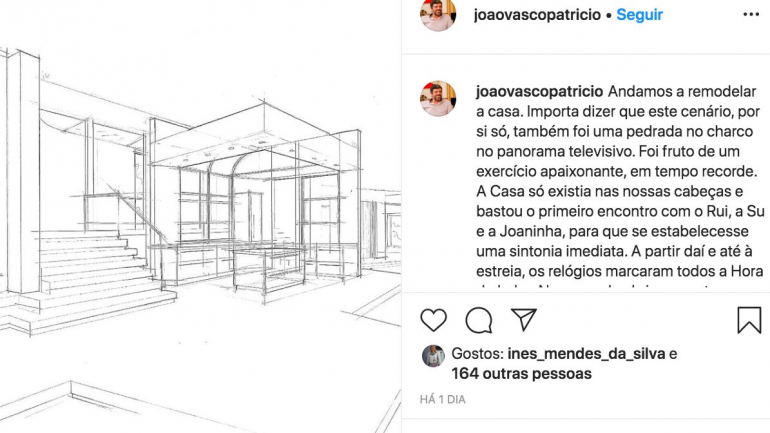 Cenário de 'O Programa da Cristina' vai estar diferente esta segunda-feira