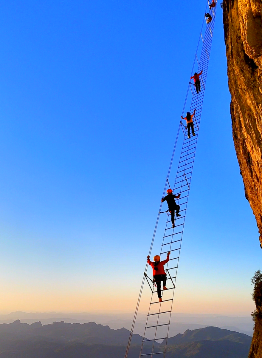 Sky Ladder da Montanha das Sete Estrelas