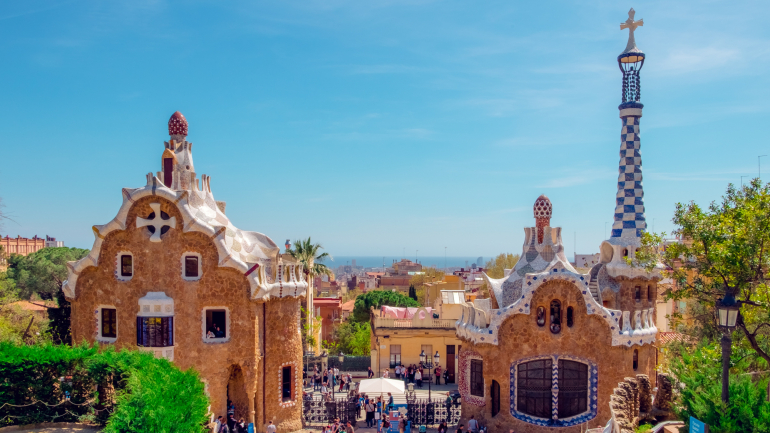 O Parque Güell é uma das atrações mais populares de Barcelona