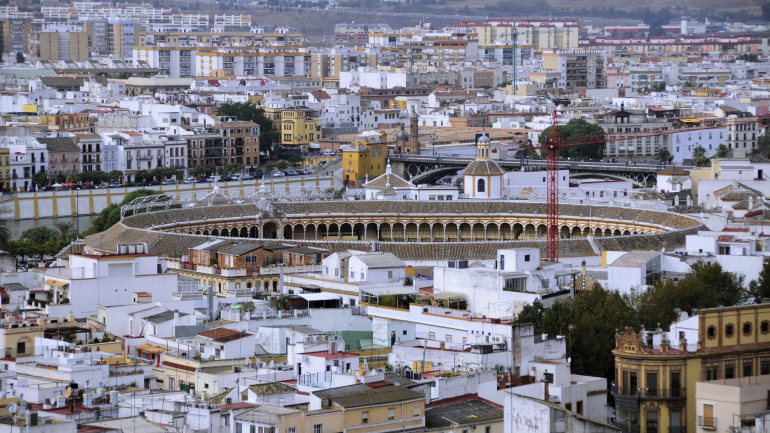 A Praça de Touros 'La Real Maestranza' que, segundo o 'The Guardian, é a mais espetacular de Espanha