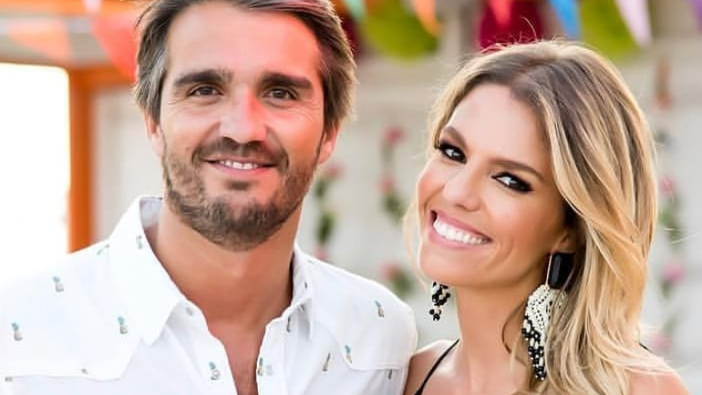 Pimpinha Jardim com o marido 