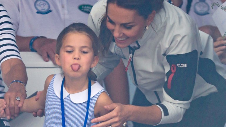 Charlotte e Kate Middleton