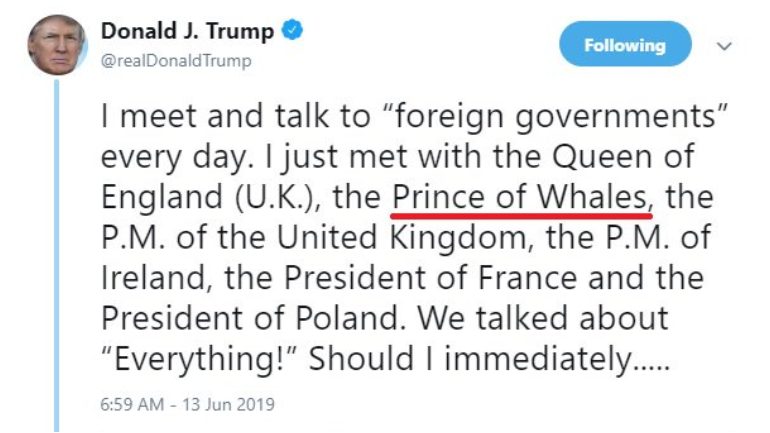 O tweet que continha a gaffe e que entretanto foi apagado 