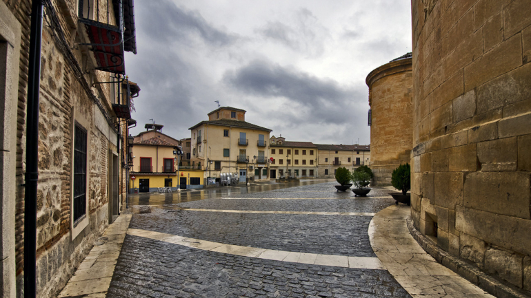 A Plaza Ayto, em Torrelaguna