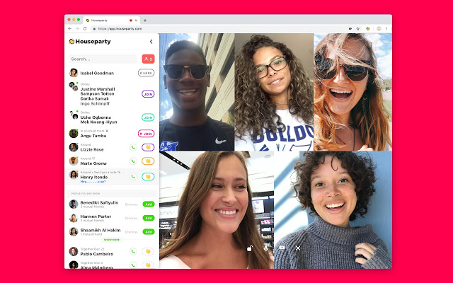 Houseparty. A nova app que permite falar em vídeo com os amigos todos ao mesmo tempo e ainda fazer jogos