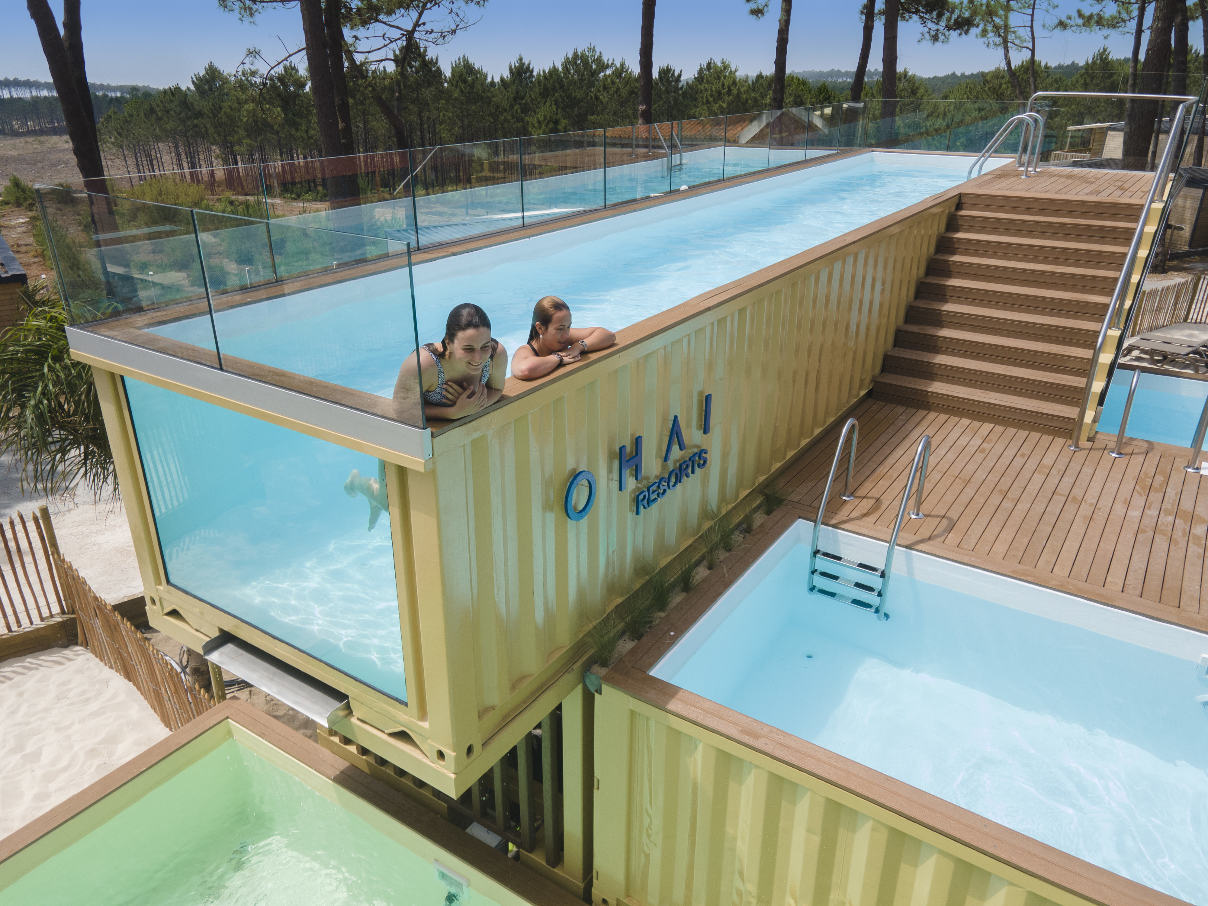 Aproveite o calor em família nas novas piscinas e no parque aquático do Ohai Nazaré