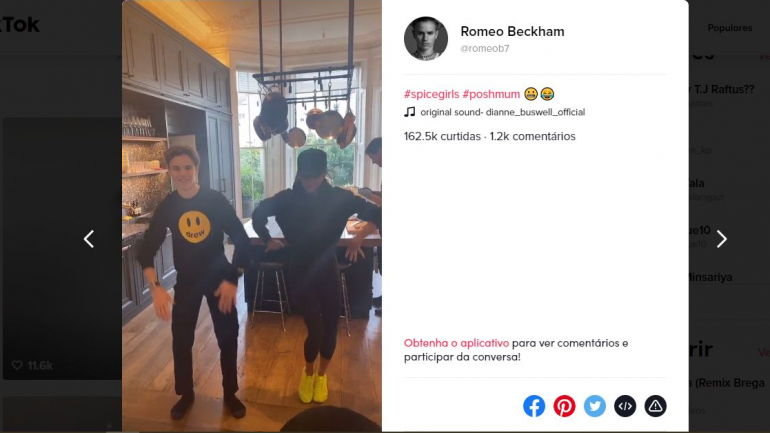 O vídeo foi partilhado na rede social Tik Tok