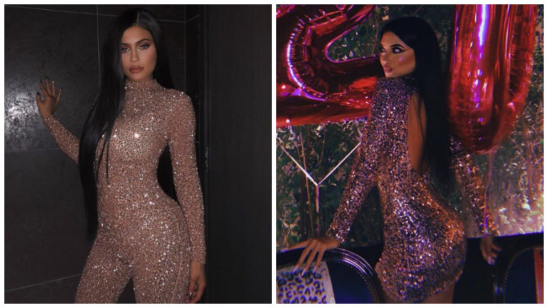 Kylie Jenner e Índia Malhoa, respetivamente 