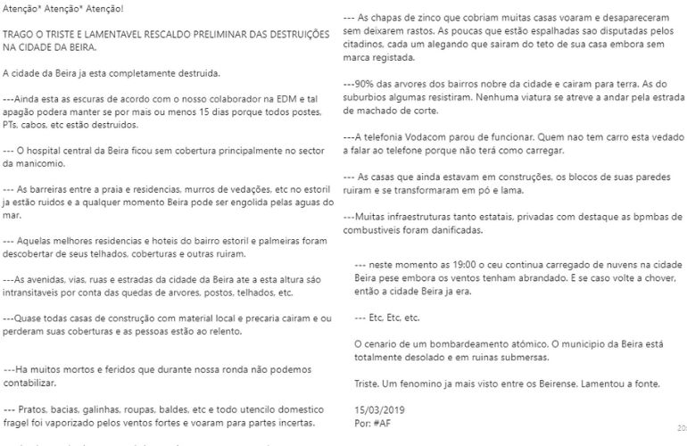 Mensagens reencaminhadas no WhatsApp