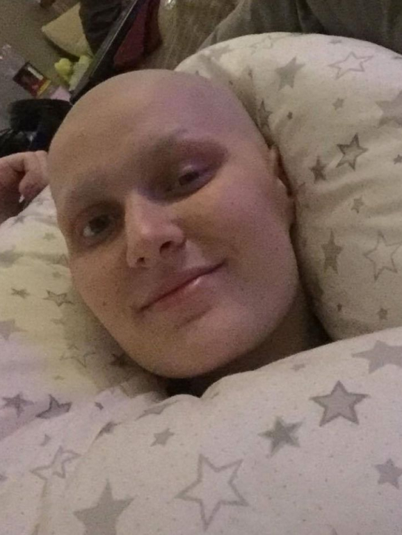  Xsara Sanderson foi diagnosticada com um linfoma de Hodgkin