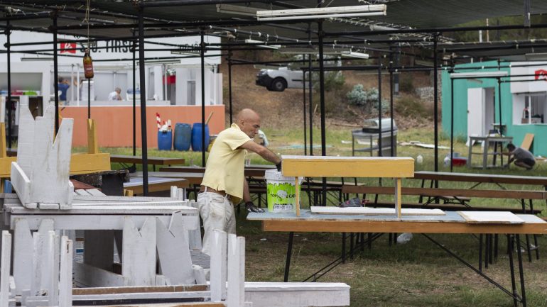 Praticamente toda a festa é montada com o trabalho voluntário dos membros do partido