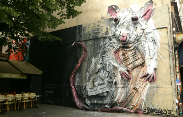 Lab Rat de Bordalo II em Partis Lab Rat de Bordalo II em Partis