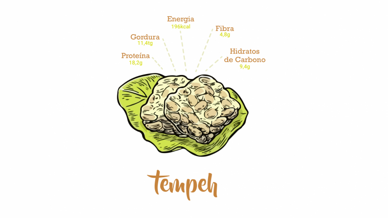 Constituição nutricional do tempeh