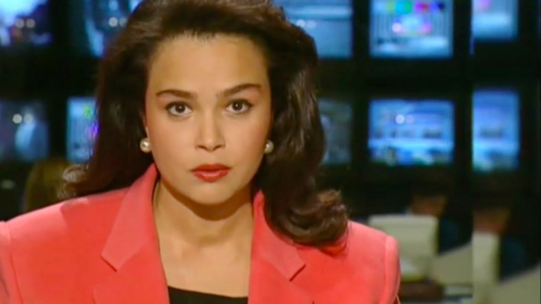Alberta Marques Fernandes, no primeiro 'Jornal SIC'