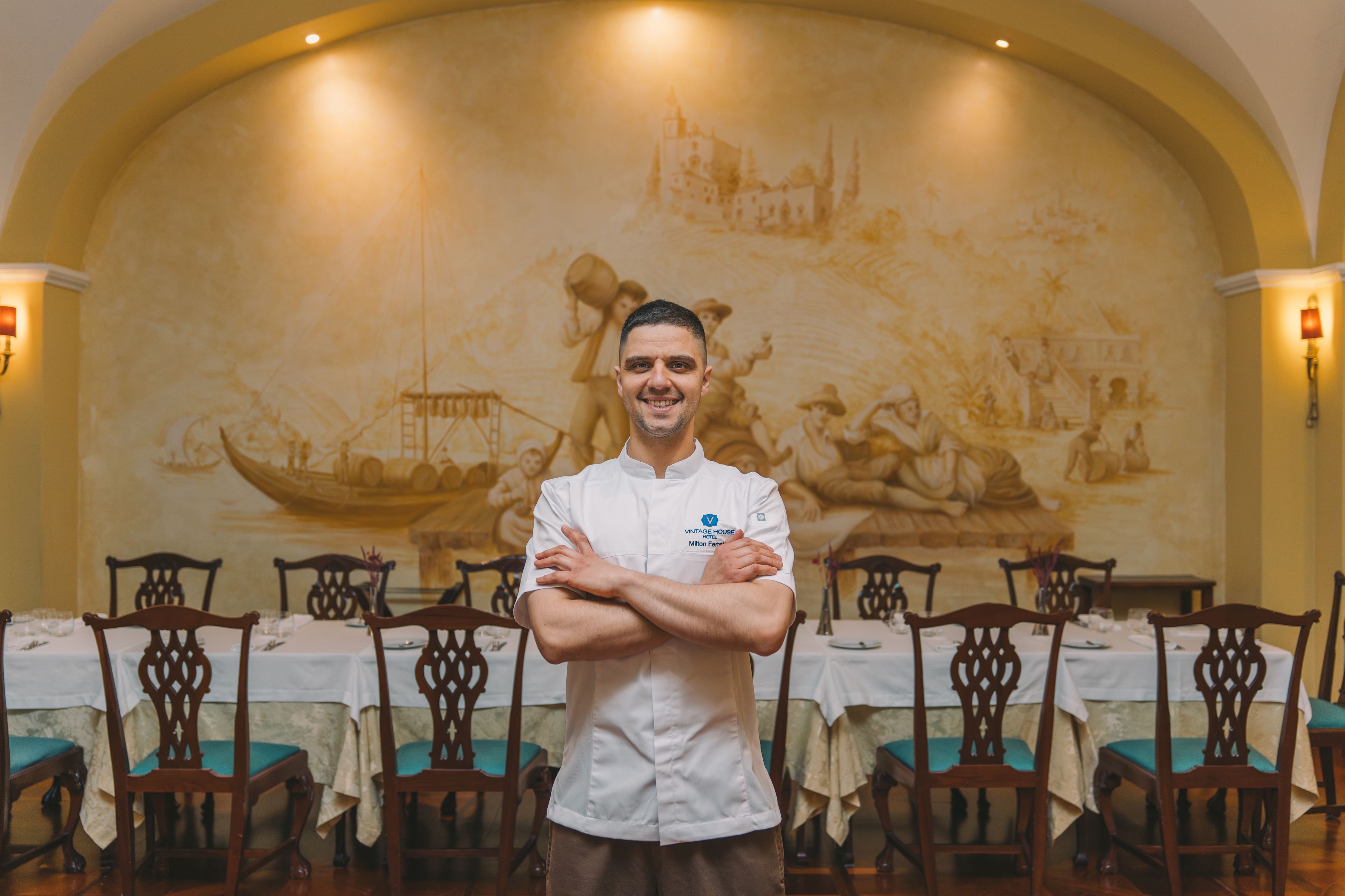 Milton Ferreira, chef do Vintage House Hotel Milton Ferreira, chef do Vintage House Hotel