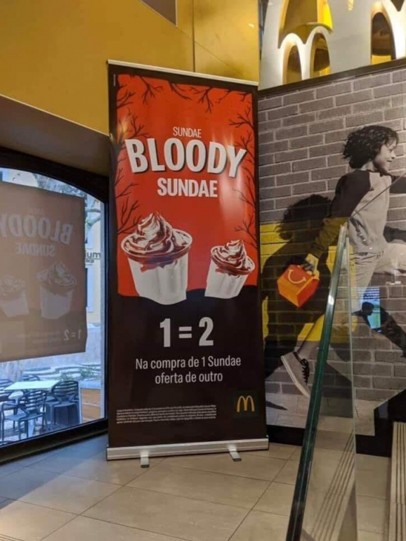 A imagem polémica já foi, entretanto, retirada dos restaurantes da McDonald's, confirmou a marca à MAGG