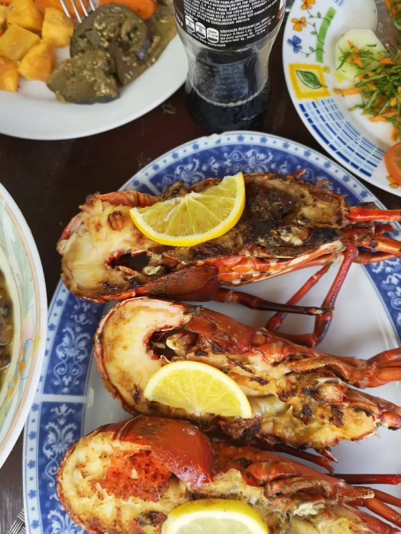 A comida no restaurante Mansão é maravilhosa