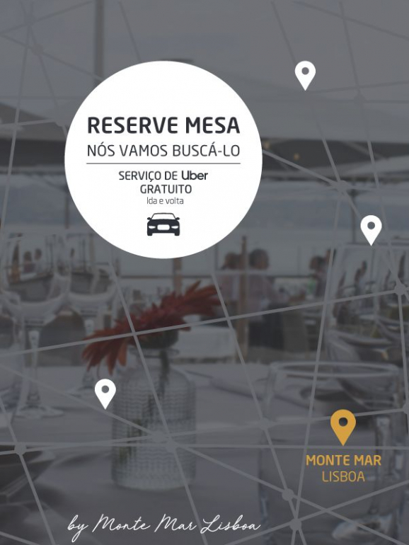 O serviço gratuito de Uber deve ser requerido no momento da reserva