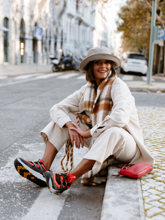 Bárbara Inês. “Acho mega cool usar um fato e umas sapatilhas”
