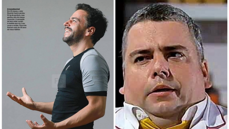O ator perdeu mais de 50 quilos, numa transformação para fazer capa da 'Men's Health', num ano e meio