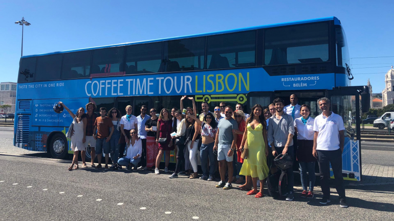 O tour começa em Belém e acaba nos Restauradores