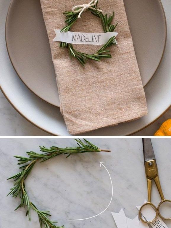 Com folhas de uma planta, um fio e um pedaço de papel, podem criar-se os identificadores
