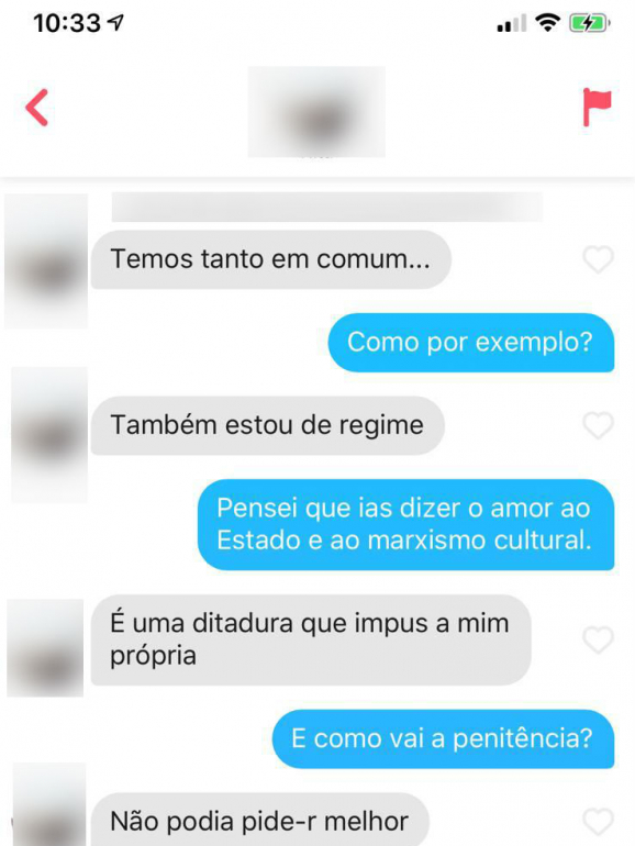 Quando Salazar foi descoberto no Tinder
