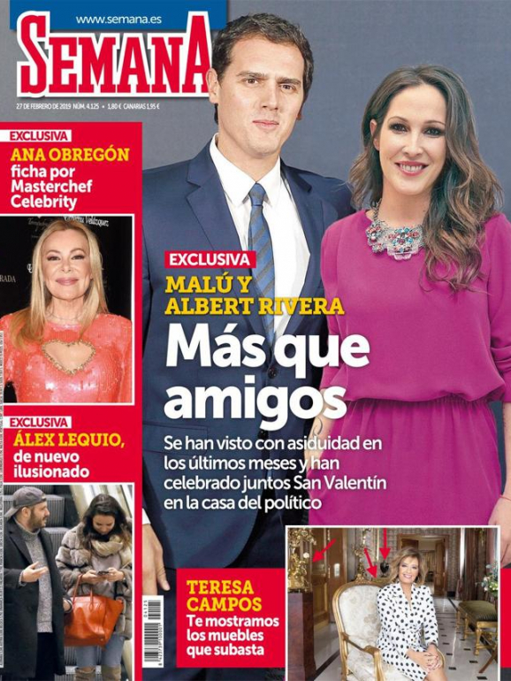 A edição da revista 'Semana' onde estão as fotos tiradas pelos paparazzi