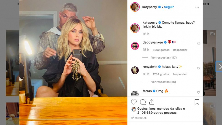 Katy Perry mudou de look e o novo cabelo é mais clássico e o preferido dos fãs