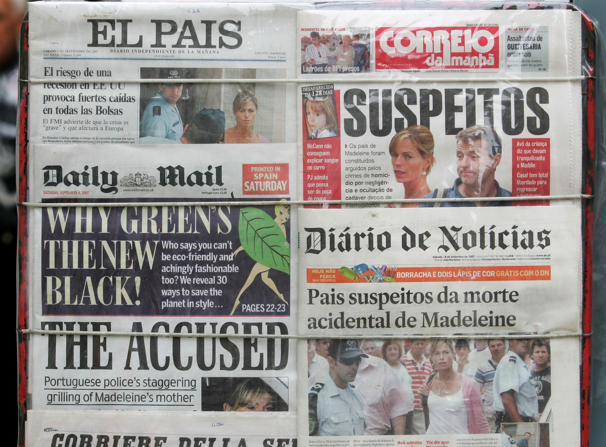 Maddie estava drogada. Maddie estava em Huelva. Maddie estava na mala do carro. As notícias mais surreais sobre o caso