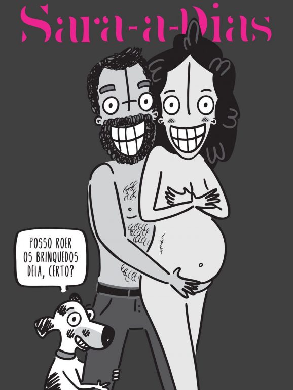 Sara revelou em 2015, através da ilustração, que a chegada de Salomé estava para breve