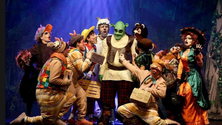 O musical de Shrek é uma estreia em Portugal