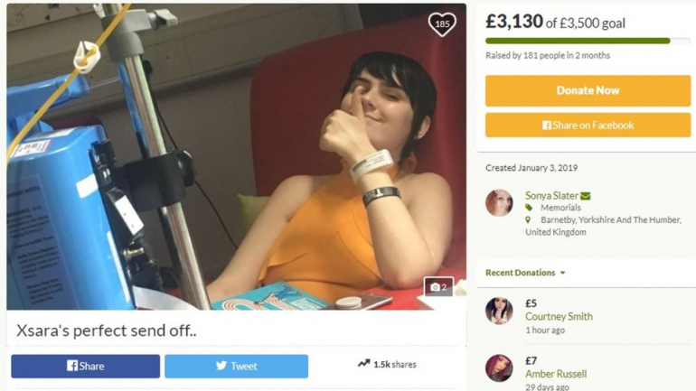 A jovem conseguiu angariar 3.652 euros