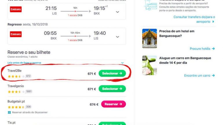 Os truques e manhas das agências que vendem bilhetes de avião online