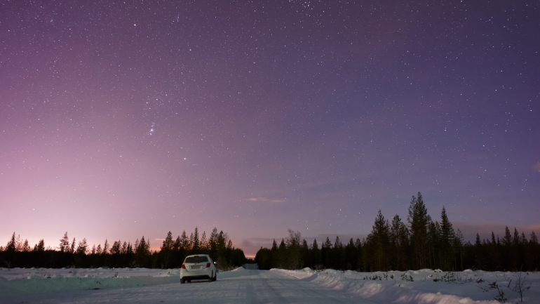 Um céu estrelado dá sempre uma fotografia incrível 