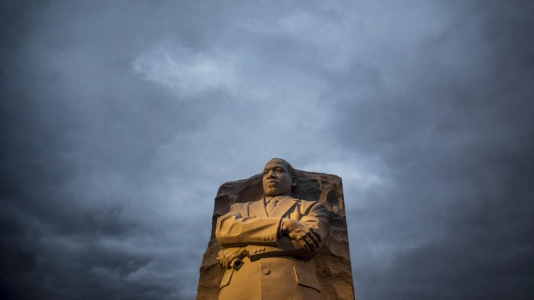 O memorial de Martin Luther King em Washington. 