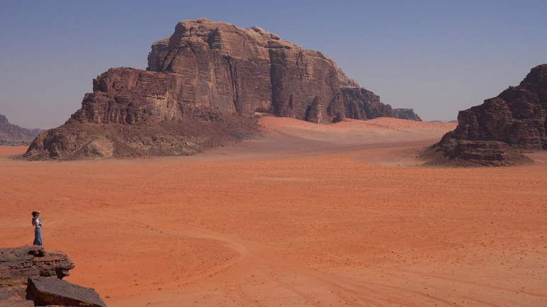 Wadi Rum tem uma paisagem impressionante
