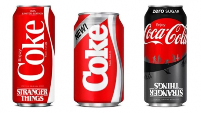 As três latas de edição limitada de New Coke 