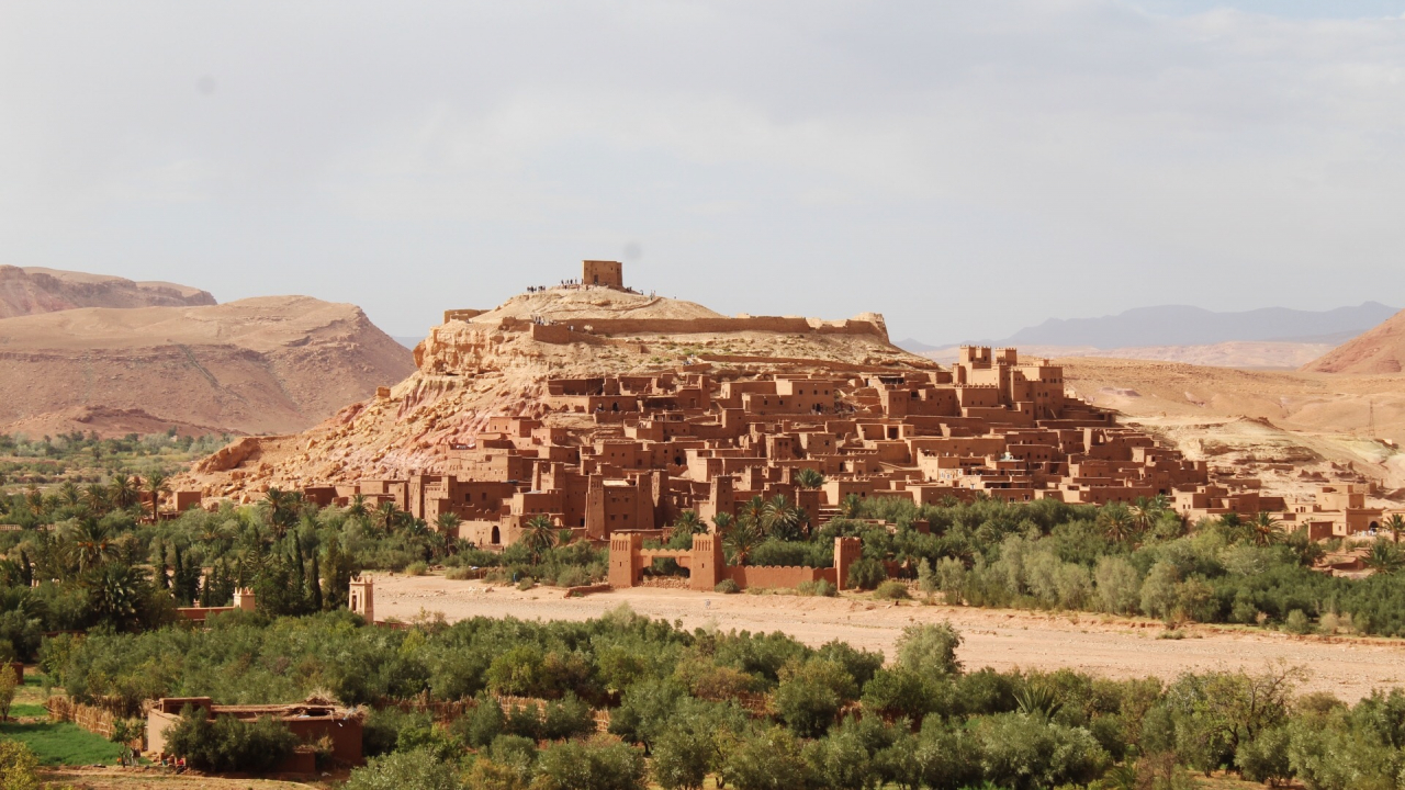 Ksar Ait Ben, na província de Ouarzazate